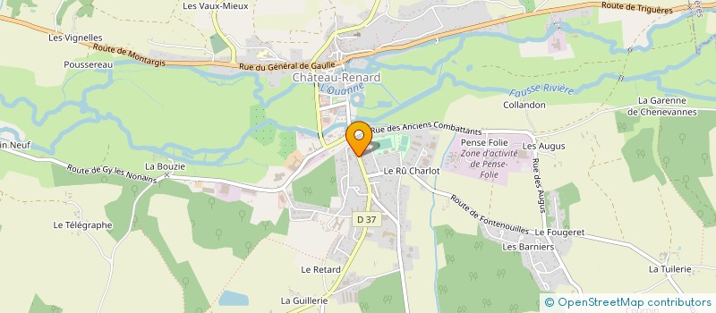 localisation de l'entreprise LA CAVERNE DES BAMBINS à CHATEAU-RENARD