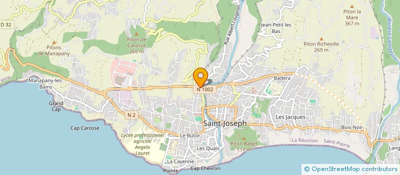 localisation de l'entreprise LA CAVERNE DES HIRONDELLES à SAINT-JOSEPH