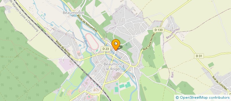 localisation de l'entreprise LA CAVERNE DU VRAC à BEAUMONT-LE-ROGER