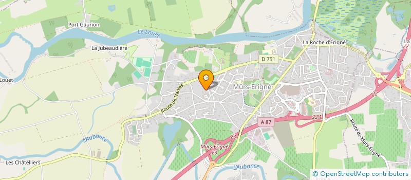 localisation de l'entreprise LA CAVERNE ILLUMINEE  MURS-ERIGNE