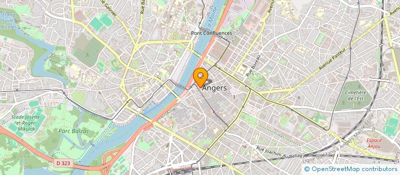 localisation de l'entreprise LA CAVERNE SENSORIELLE à ANGERS