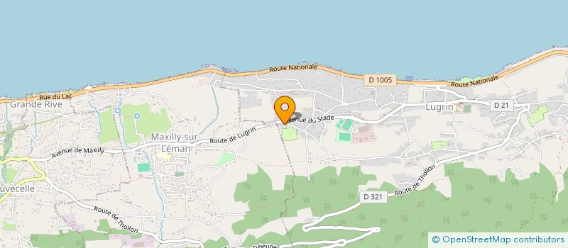 localisation de l'entreprise LA CAVONAZ  LUGRIN