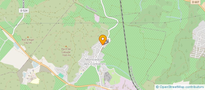 localisation de l'entreprise LA CAYRADE  MONTREDON-DES-CORBIERES