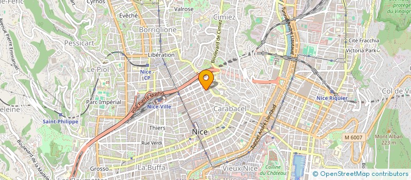 localisation de l'entreprise LA CAZ A PAILLE à NICE