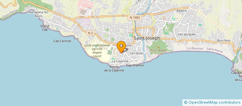localisation de l'entreprise LA CAZ' CONSEIL SARL à SAINT-JOSEPH