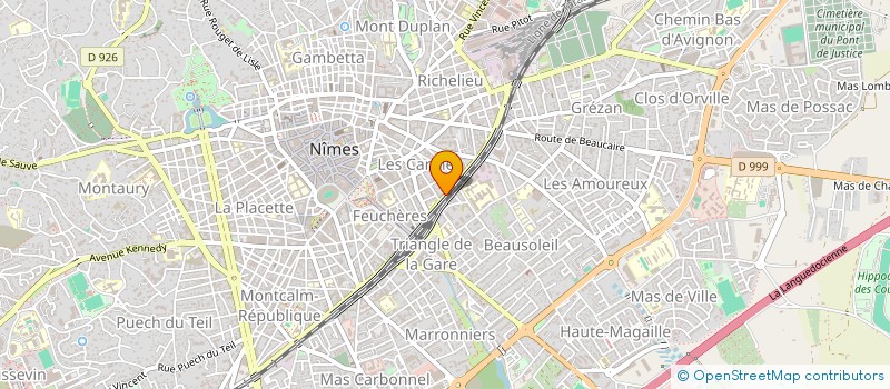 localisation de l'entreprise LA CAZ DEMENAGEMENT à NIMES