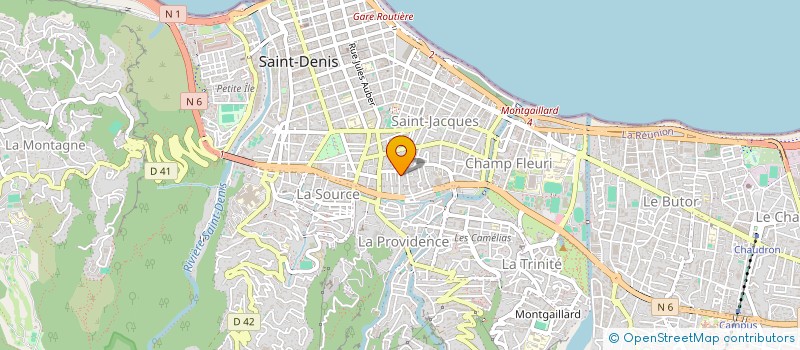 localisation de l'entreprise LA CAZ DES PETITS ANGES à SAINT-DENIS