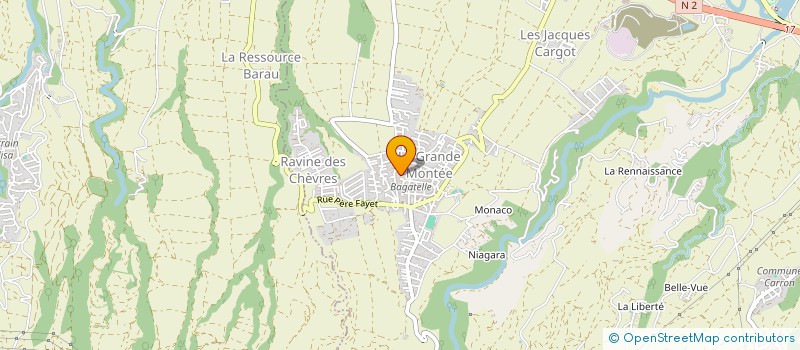 localisation de l'entreprise LA CAZ TIENBO  SAINTE-SUZANNE