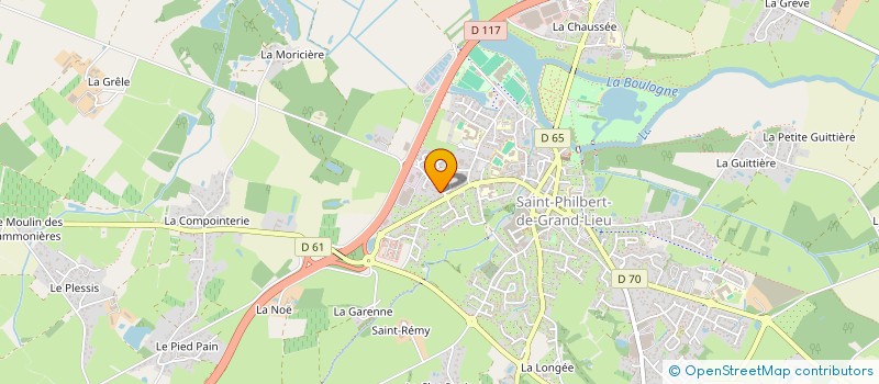 localisation de l'entreprise LA CAZA DU LAC  SAINT-PHILBERT-DE-GRAND-LIEU