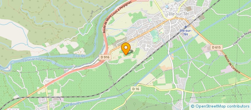 localisation de l'entreprise LA CAZETTE à ILLE-SUR-TET