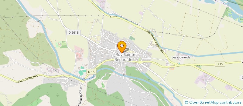 localisation de l'entreprise LA CEBO à LE PUY-SAINTE-REPARADE