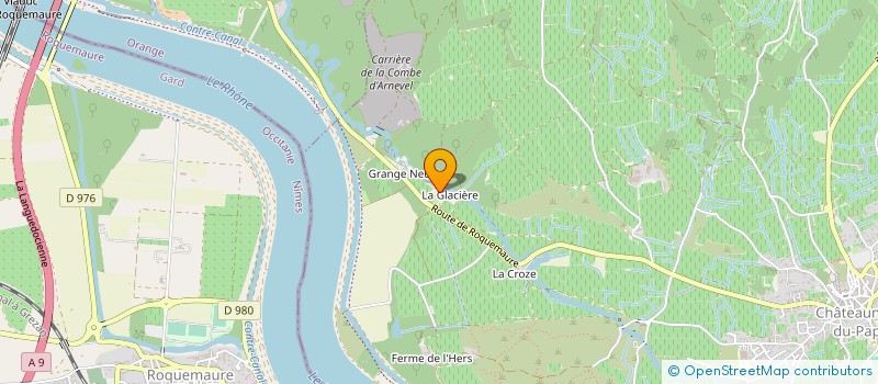 localisation de l'entreprise LA CELESTIERE  CHATEAUNEUF-DU-PAPE