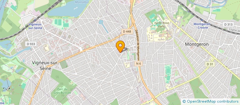 localisation de l'entreprise LA CELESTINE à VIGNEUX-SUR-SEINE