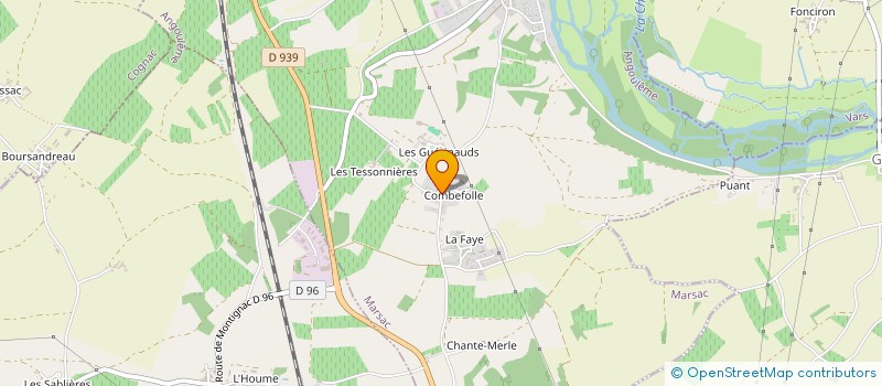 localisation de l'entreprise LA CELESTINE à MARSAC