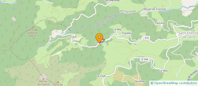 localisation de l'entreprise LA CELINA  SAINT-ETIENNE-DE-SERRE