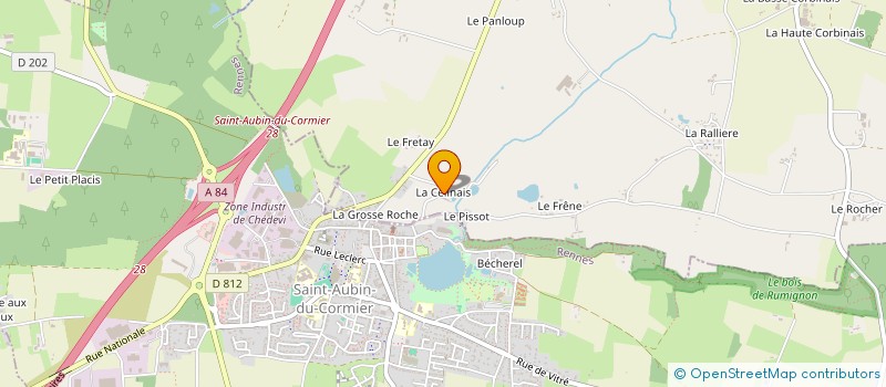 localisation de l'entreprise LA CELINAISE  RIVES-DU-COUESNON