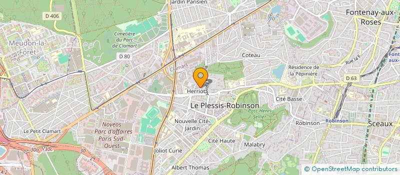 localisation de l'entreprise LA CELLE à LE PLESSIS-ROBINSON