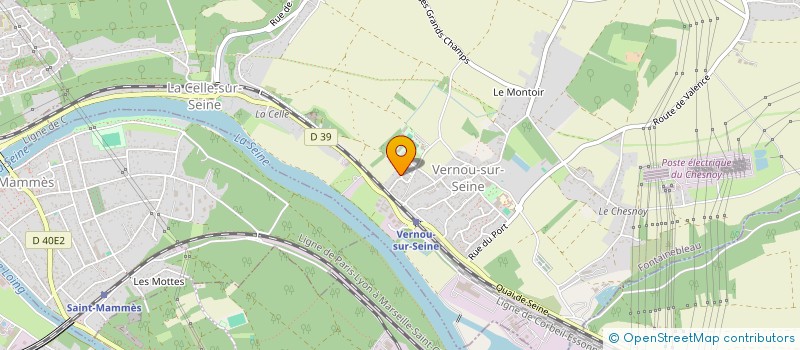 localisation de l'entreprise LA CELLE à VERNOU-LA-CELLE-SUR-SEINE
