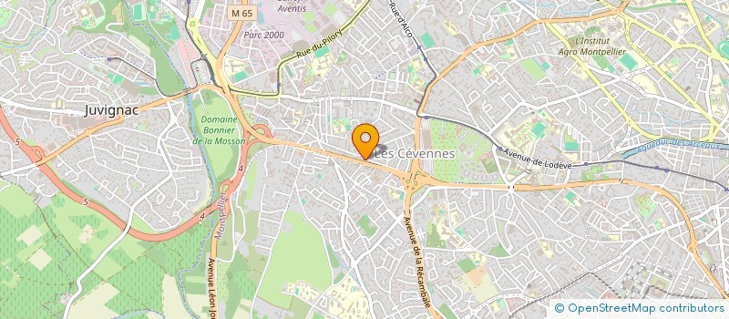 localisation de l'entreprise LA CELLENEUVOISE à MONTPELLIER