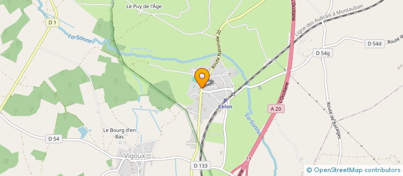 localisation de l'entreprise LA CELONNAISE  CELON