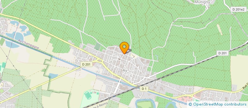 localisation de l'entreprise LA CELTIQUE  AY-CHAMPAGNE