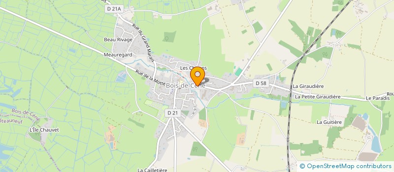 localisation de l'entreprise LA CENEENNE SARL à BOIS-DE-CENE