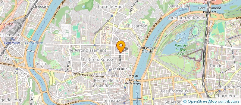 localisation de l'entreprise LA CENOTE  LYON