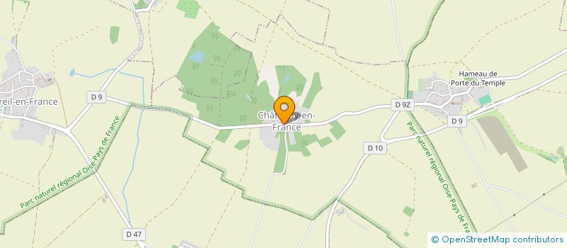 localisation de l'entreprise LA CENSIERE  CHATENAY-EN-FRANCE