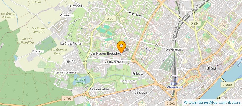 localisation de l'entreprise LA CENT SEIZE MEDAILLES MILITAIRES  BLOIS