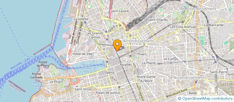 localisation de l'entreprise LA CENTALE PROVENCALE à MARSEILLE