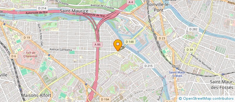 localisation de l'entreprise LA CENTRALE à MAISONS-ALFORT