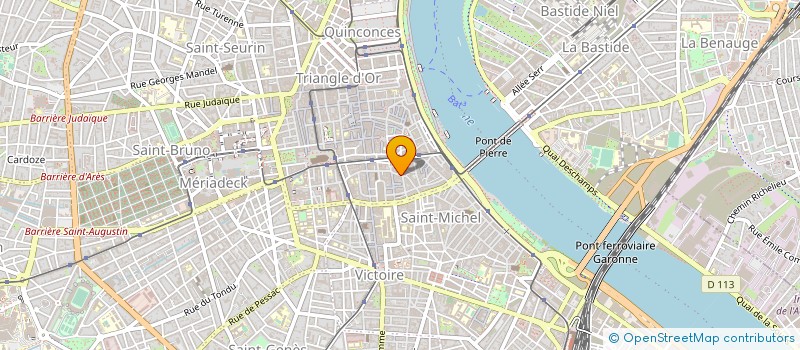 localisation de l'entreprise LA CENTRALE  BORDEAUX