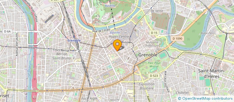 localisation de l'entreprise LA CENTRALE à GRENOBLE