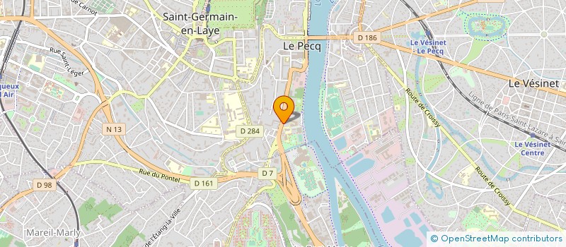 localisation de l'entreprise LA CENTRALE C.A.G.S  LE VESINET