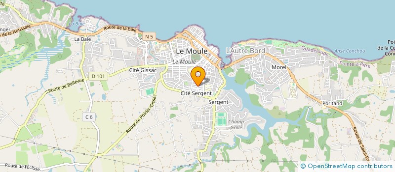 localisation de l'entreprise LA CENTRALE CULINAIRE à LE MOULE