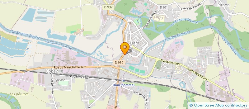 localisation de l'entreprise LA CENTRALE DE DEPANNAGE à HAM