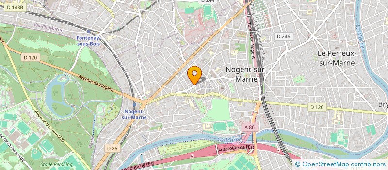 localisation de l'entreprise LA CENTRALE DE L HABITAT à NOGENT-SUR-MARNE