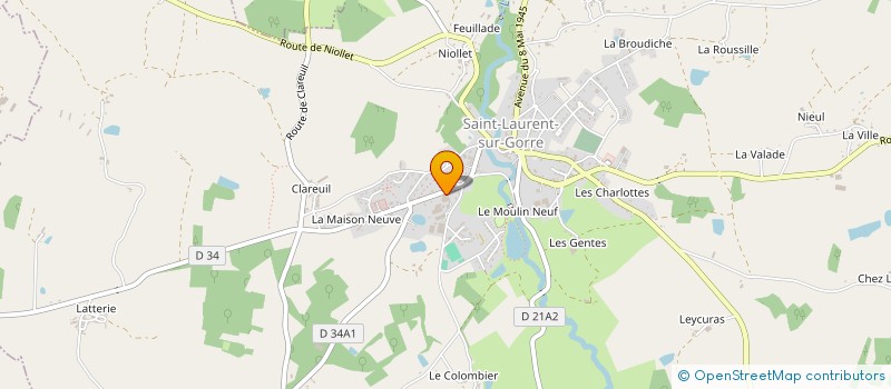 localisation de l'entreprise LA CENTRALE DE L'IMAGE à SAINT-LAURENT-SUR-GORRE