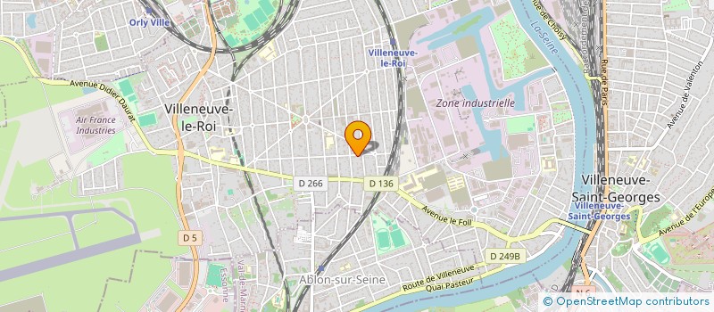 localisation de l'entreprise LA CENTRALE DE LA PALETTE à VILLENEUVE-LE-ROI