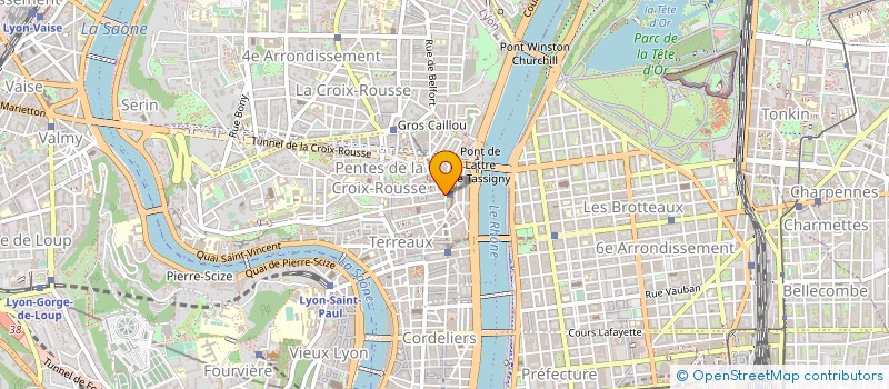 localisation de l'entreprise LA CENTRALE DE LA SECURITE à LYON