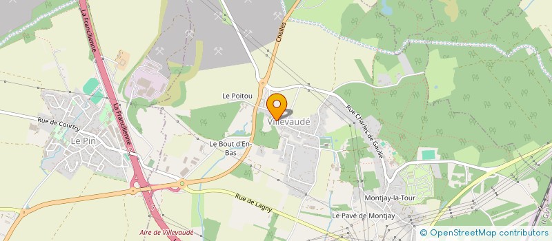 localisation de l'entreprise LA CENTRALE DE LOCATION à VILLEVAUDE