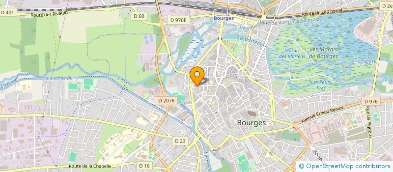 localisation de l'entreprise LA CENTRALE DE PRODUITS LAITIERS  BOURGES