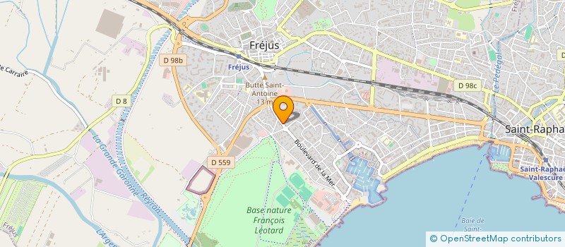 localisation de l'entreprise LA CENTRALE DE PROTECTION DE L HABITAT à FREJUS