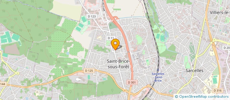 localisation de l'entreprise LA CENTRALE DE SAINT BRICE à SAINT-BRICE-SOUS-FORET