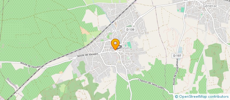localisation de l'entreprise LA CENTRALE DE VENTE NEMAUSUS à BEAUVOISIN
