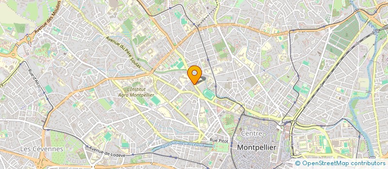 localisation de l'entreprise LA CENTRALE DES COURS à MONTPELLIER