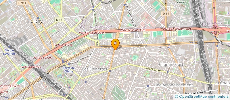 localisation de l'entreprise LA CENTRALE DES ENTREPRISES  PARIS