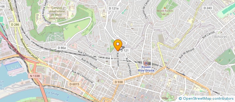 localisation de l'entreprise LA CENTRALE DES ENTREPRISES à ROUEN