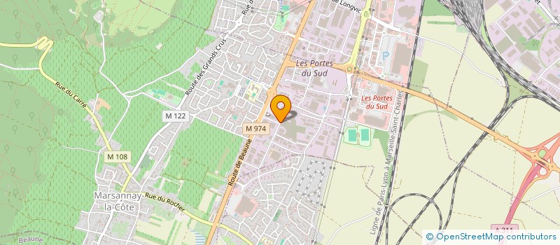 localisation de l'entreprise LA CENTRALE DES PLANTES à MARSANNAY-LA-COTE