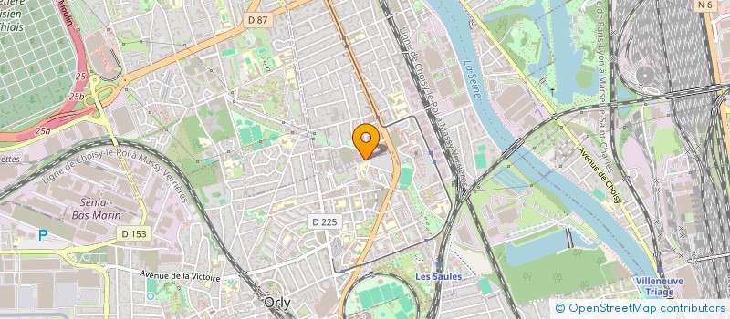 localisation de l'entreprise LA CENTRALE DES PROFESSIONNELS  CHOISY-LE-ROI